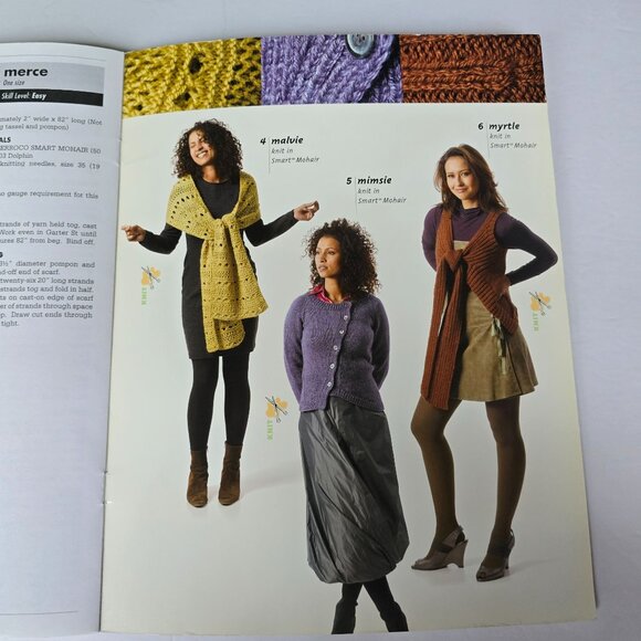 Berroco Smart Mohair #253 Knitting Pattern Book - Picture 2 of 9